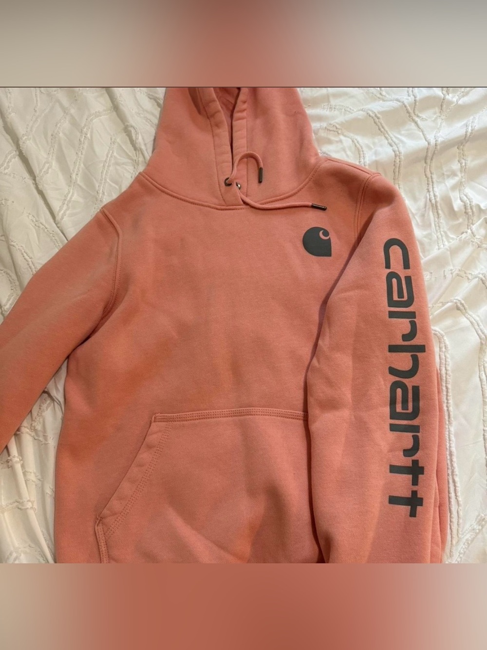 Carhartt Relaxed Fit Hoodie in Dusty Peach